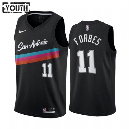 Maillot Basket San Antonio Spurs Bryn Forbes 11 2020-21 City Edition Swingman - Enfant